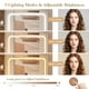 thumbnail image 4 of Kojooin Tocador con Espejo y Luces: Escritorio de Maquillaje con 3 Modos de Iluminación, Toma de Corriente, Cajones, Estantes de Almacenamiento y Taburete para Dormitorio, 4 of 8