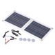 thumbnail image 1 of Polycrystalline Solar Panel Dual USB Fodable Solar Car Battery Charger for Mobilephone MP3 MP4 Car 18V 10W, 1 of 5