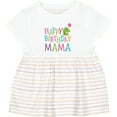 thumbnail image 3 of Inktastic Happy Birthday Mama Girls Baby Dress, 3 of 5
