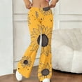 thumbnail image 5 of CHUMUD High Waist Workout Yoga Pants for Women Tummy Control Running Stretchy Flare Leggings Cute Floral Gym Pants, 5 of 7