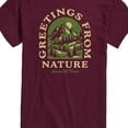 thumbnail image 3 of Instant Message - Greetings From Nature - Men's Short Sleeve Graphic T-Shirt, 3 of 6