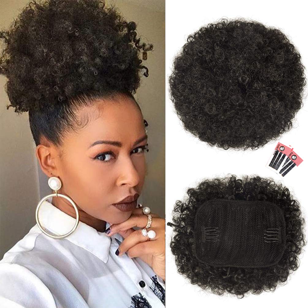 Natural Hair Afro Puff