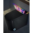 thumbnail image 3 of WinZo Smart toilet with bidet built in,Tankless Toilet Auto Open/Close Lid with Dryer, ADA Comfort Height Heat Seat, Instant Warm Water, Power Outage and Flush,Foot Sensor, LED Display, 1.28GPF Black, 3 of 8