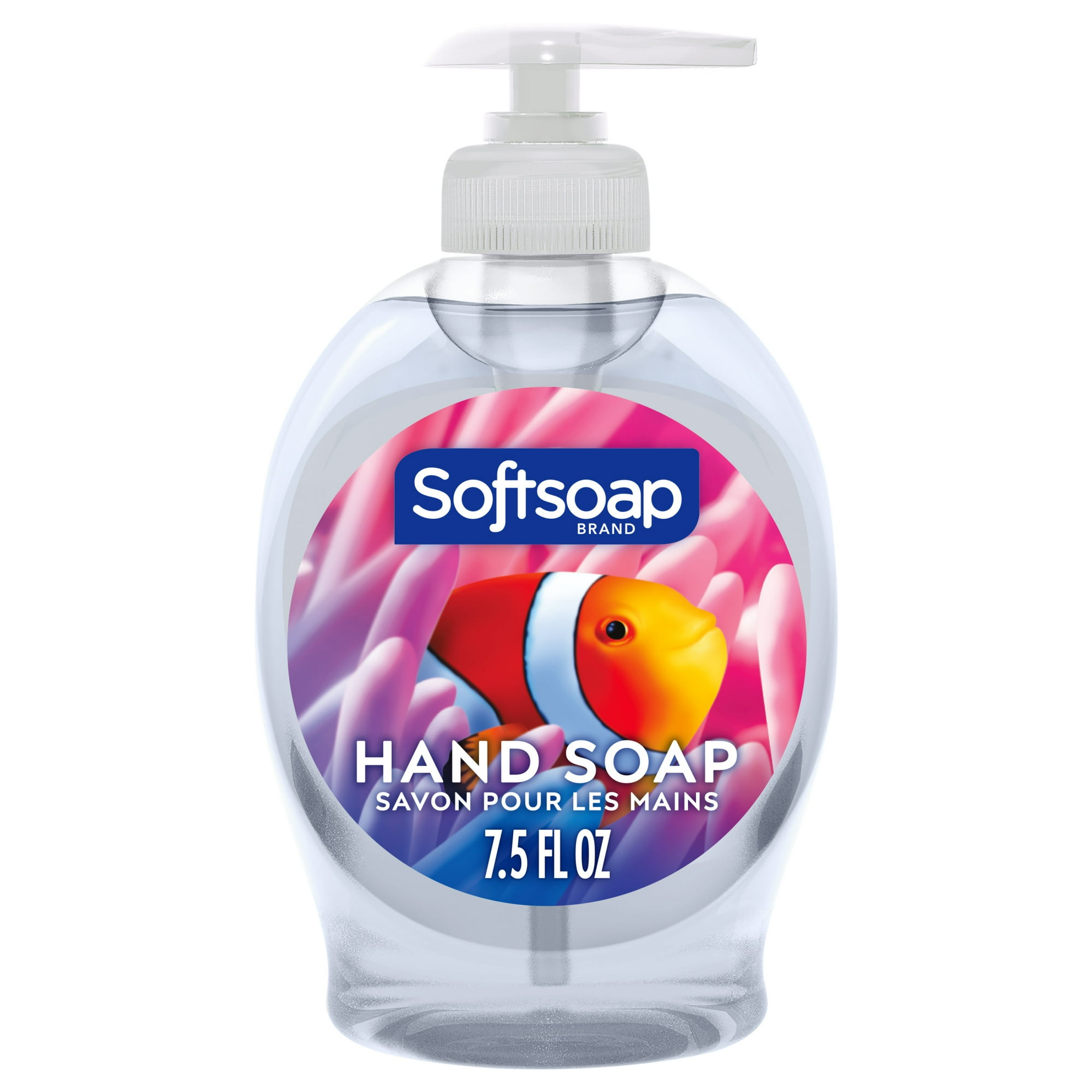 Softsoap Aquarium Liquid Hand Soap, Kitchen and Bathroom Hand Soap, 7.5 Fluid Ounce Bottle