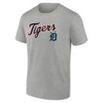 thumbnail image 2 of Men's Heather Gray Detroit Tigers Team Lockup T-Shirt, 2 of 3
