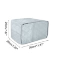 thumbnail image 4 of Unique Bargains Durable Dustproof Toaster Dust Cover Accessories 1pc 11.81"x7.87"x7.87" Gray, 4 of 5