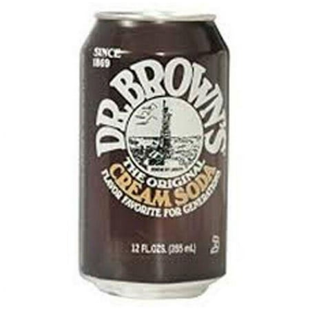 Dr. Browns Soda, Cream, 12oz (Pack of 12)