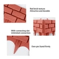 thumbnail image 4 of Ji throw Cerca de piedra de imitación cerca de planta verde cerca exterior combinación de cerca cerca de aislamiento de suelo de plástico - color ladrillo rojo tamaño del ANGGREK Otros, 4 of 8