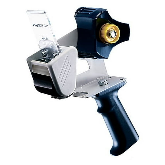 Excell Carton Sealing Tape Dispenser [Retractable Blade Push-Flap] (RT-8): 2 in. width (Blue/Grey)