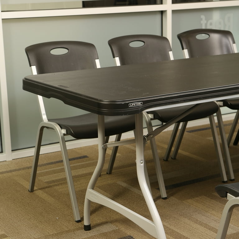 Lifetime 8 Foot Nesting Rectangle Table, Indoor/Outdoor Commercial