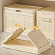 thumbnail image 4 of Caja de Almacenamiento Plegable de Gran Capacidad con Polea - Organizador de Plástico Apilable con Tapa, Contenedor Portátil para el Hogar, 4 of 5