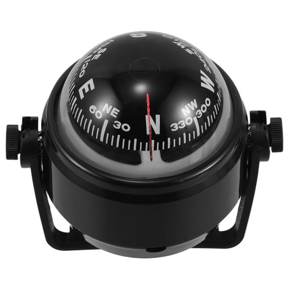 Masteelf Compass Dash Mount Compass Car Compass Boat Compass Multi-Functional Ball Marine Compass for Marine and Outdoor Use (Without Light)