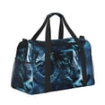 thumbnail image 2 of Balery Celestial Ram Night Sky Bolsa de Gimnasio para Mujeres, Bolsa de Viaje con Bolsillo Húmedo, Bolsa de Fin de Semana para Mujeres, Bolsa de Viaje Resistente al Agua, 2 of 7
