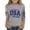 Gray(250 anniversary usa flag), variant on CCRFTGI American 4th of July Tops for Kids Girls Size 8 3/4 Sleeve Funny 250 anniversary usa flag Summer Cute T-Shirts Patriotic Girls Fashion Outfit Gray 7-8 Years