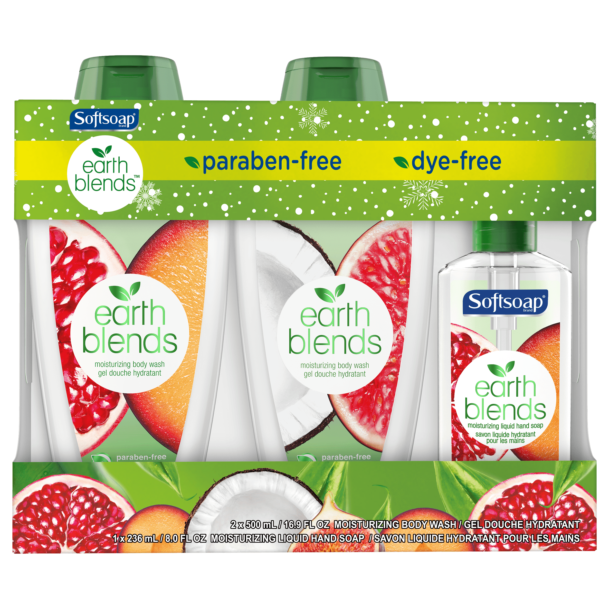 Softsoap Earth Blends Body Wash & Hand Soap Variety Pack 2 Body