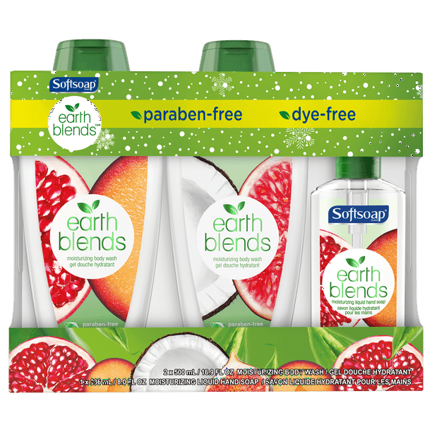 Softsoap Earth Blends Body Wash & Hand Soap Variety Pack 2 Body