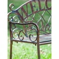 thumbnail image 2 of Welcome To Our Garden Metal Garden Bench, 2 of 3