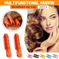 thumbnail image 2 of Pinces à Cheveux pour Femmes Pince à Permanente Naturelle Trois Rouleaux de Modélisation 2 Pcs Accessoires de Coiffure Multicolores, 2 of 9