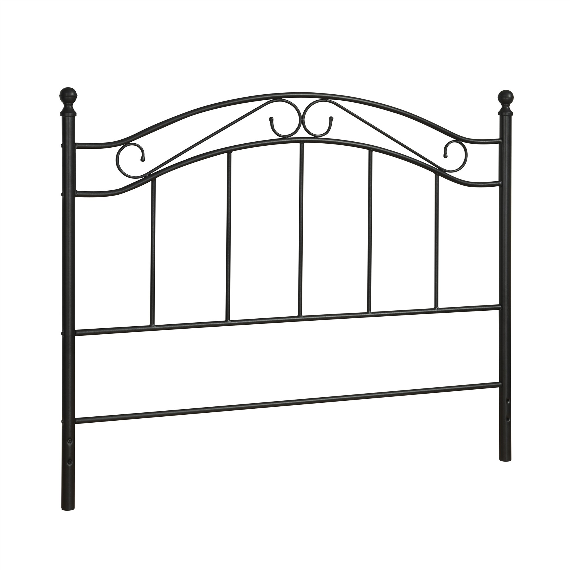 Mainstays Full/Queen Metal Headboard with Delicate Detailing, Black - image 4 of 8