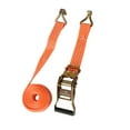 thumbnail image 3 of Heavy Duty 1.5" × 15' Ratchet Tie Down Straps J Hooks Orange 4000 LBS 20 Pack, 3 of 9