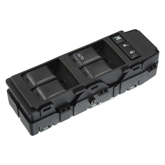Unique Bargains Interruptor de ventana eléctrica principal del lado del conductor delantero izquierdo para Dodge Caliber Hatchback 4 puertas All Edition Black