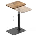 thumbnail image 1 of Mesa auxiliar para TV HzTinT con altura ajustable y base metálica giratoria, 1 of 7