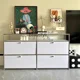 thumbnail image 4 of XzxMedieval usm mueble de TV de acero inoxidable módulo combinación de almacenamiento gabinete lateral, 4 of 4