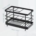thumbnail image 5 of 304 Stainless Steel Toothbrush Holder Toothpaste Holder Stand for Bathroom Kitchen Accessories Black, 5 of 6