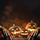 thumbnail image 2 of 1 par de guantes luminosos con calavera para niños, guantes con calavera para fiesta de Halloween, guantes tejidos para Halloween, medio dedo con esqueleto, 2 of 5
