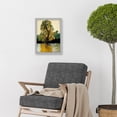 thumbnail image 2 of Klimt Style Tree River Bank Scene Artwork Framed Wall Art Print A4, 2 of 4