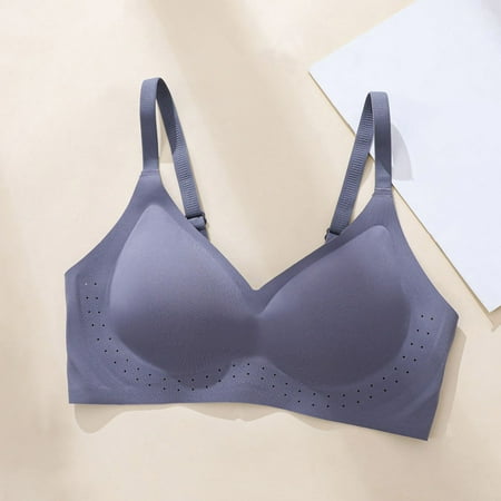 

Raeneomay Underwear Women Bra Discount Clearance Ladies Traceless Comfortable One-piece No Steel Ring Vest Breathable Gathering Bra Woman Underwear