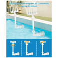 thumbnail image 2 of Adjustable Pool Fountain for Above Ground & Inground Pools, Five Nozzles Waterfall Sprinkler for Cooling, 2 of 6