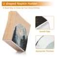 thumbnail image 5 of Yayeee Napkin Holder for Table Kitchen Paper Tissue Organization, Moon and House, 5 of 8