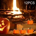 thumbnail image 3 of Velas de té Macarena Calabaza de Halloween 12 piezas, 3 of 8
