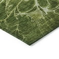 thumbnail image 5 of 10' X 14' Olive Green And Sage Abstract Washable Indoor Outdoor Area Rug, 5 of 5