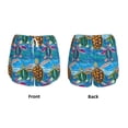 thumbnail image 6 of Goofa Little Sea Turtles Printed Women 2 in 1 Running Shorts,Quick Dry Athletic Workout Shorts,High Waisted Athletic Shorts with Liner Pockets-Medium, 6 of 9