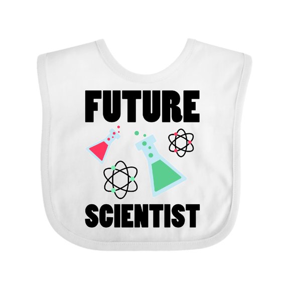 Inktastic Future Scientist Boys or Girls Baby Bib