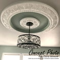 thumbnail image 3 of Ekena Millwork 44 1/2"OD x 39 1/4"ID x 2 3/4"W x 5/8"P Bedford Ceiling Ring (1/4 of complete circle), 3 of 10