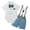 Baby Blue, variant on CARETOO Baby Boy Clothes Suits Infant Gentleman Outfits Suspender Pants Wedding Set 0-18 Months 3pcs