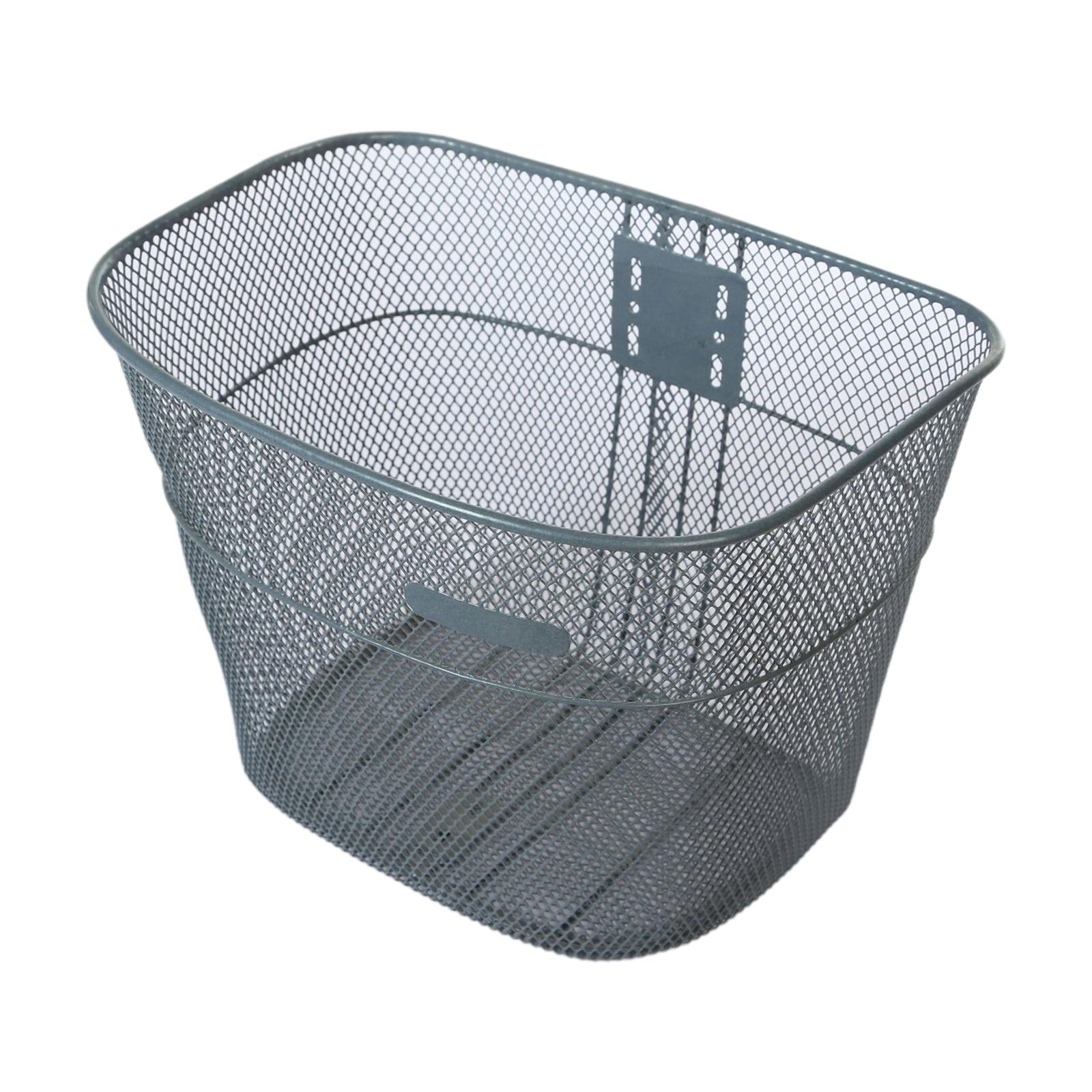 harayaa Bike Basket Basket Large Space Rustproof Bike Frame Basket Bike Front Basket for Gray