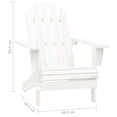 thumbnail image 2 of Silla Adirondack para Patio con Mesa Casafoyer en Madera Maciza de Abeto Blanca, 2 of 5
