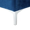 thumbnail image 6 of Posh Living Levi Tufted Velvet Storage Ottoman with Chrome Legs in Navy Blue, 6 of 9