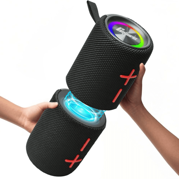 Magnetic 2-in-1 Portable Bluetooth Speaker, 20W Split Stereo Sound with TWS, Bluetooth 5.3, IPX6 Waterproof, 15-Hour Playtime, Wireless Speaker Perfect for Parties, Home, Beach, and Outdoor Use
