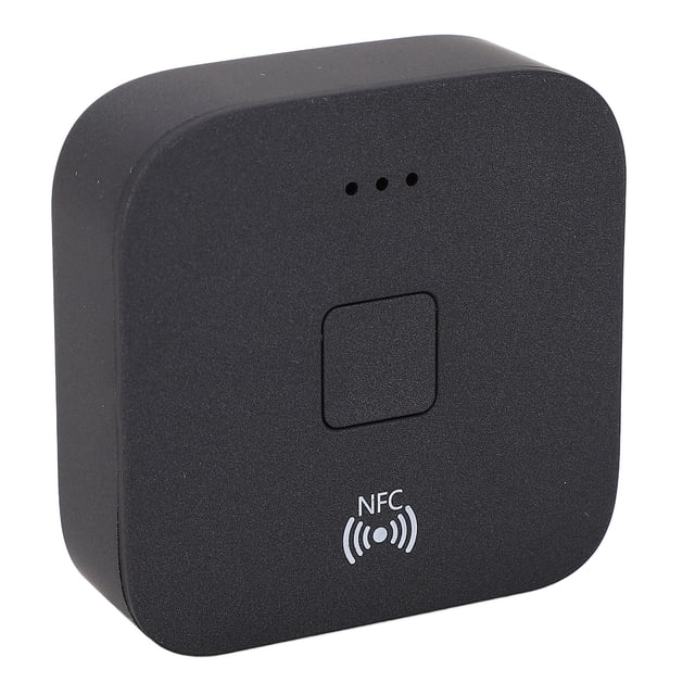 Adaptador inalámbrico de música aux de 3.5 mm, Compatibilidad General ABS Manos LLame Libre NFC 5.0 Receptor para Casa Estéreo