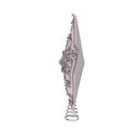 thumbnail image 3 of Kurt S. Adler Kurt Adler 13.5-Inch 5-Point White and Silver Star Treetop - 13.5", 3 of 4
