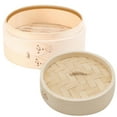 thumbnail image 1 of 1Set Household Bamboo Steamer Cooking Tool Kitchen Food Steamer with Lid, 1 of 9