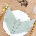 thumbnail image 2 of Cterwk 16PCS Handmade Cloth Napkins Cotton Linen Napkins 17"x17" Dinner Napkins for Wedding Christmas Party, 2 of 6