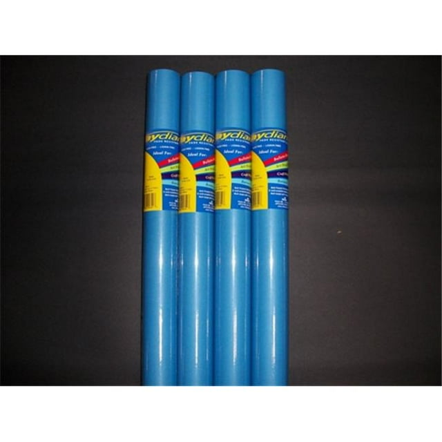 80157 RiteCo Raydiant RiteCo Raydiant Rouleaux d'Art Résistants à la Décoloration Bleu Vif 48 Po X 50 Pi Lot de 4