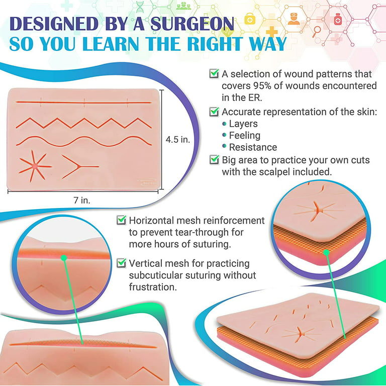 How to Suture Wounds Course and Kit