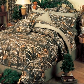 Realtree Max 4 Camo 6 Pc Twin Size Comforter Set Walmart Com Walmart Com